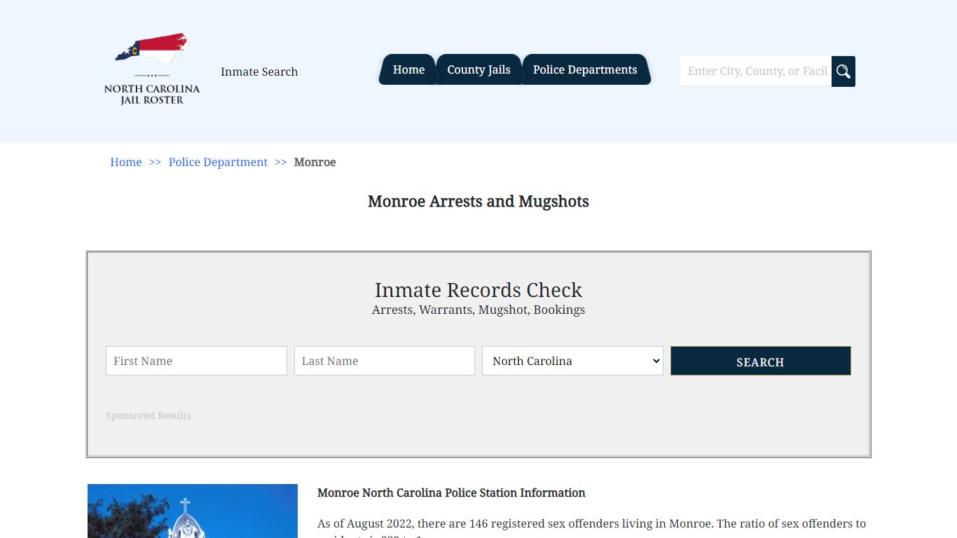 Monroe Arrests and Mugshots | North Carolina Jail Roster